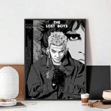 1pc Lost Boys 1987 Movie Poster No Framed Poster Kraft Club Bar Paper Vintage Poster Wall Art Painting Bedroom Study Stickers,Canvas Gifts Birthday Graduation