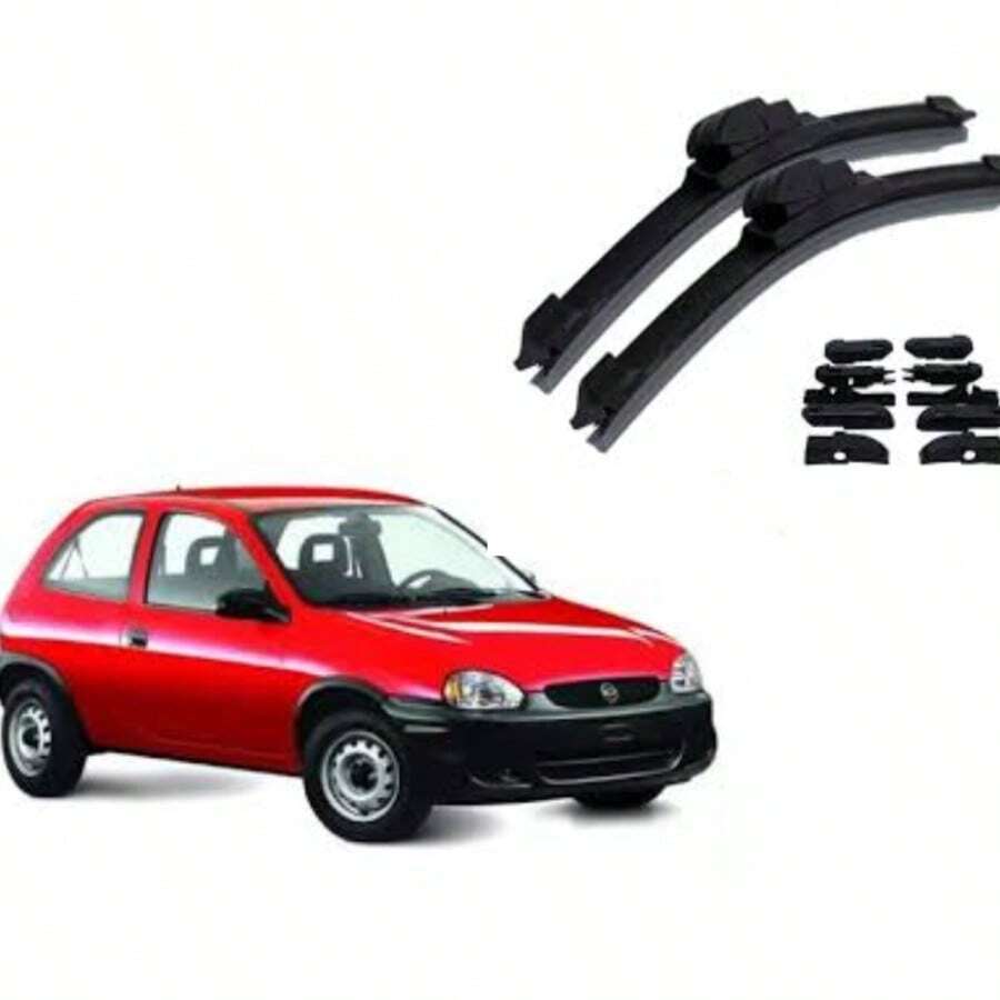 PLUMAS LIMPIAPARABRISAS TIPO BANANA PARA CHEVY - Negro - Ver 1