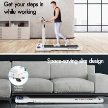 BLACK LORD Treadmill Walking Pad Gym Fitness Foldable - White - View 7