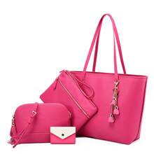 Women Crossbody - 粉紅色 - 查看 5