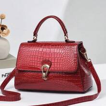 Women Shoulder Bags - 酒紅色 - 查看 4