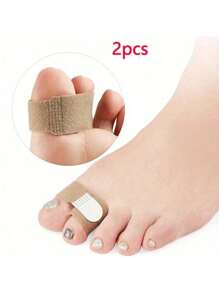 6pcs Adjustable Toe Separator & Straightener - Finger Fixation Straps, Reusable Polyester Fracture Splints For Hammer, Crooked And Overlapping Toes, Lace Closure, Hand Wash Only, Comfortable Polyester Toe Protectors Gym Accessories