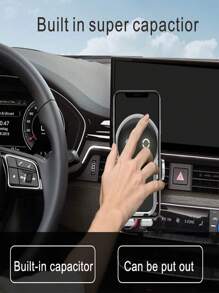 SUONEE 15W Car Wireless Charger Car Phone Mount Holder Stand Universal Air Vent Auto Clamping Fast Charging For Iphone 17/16 Pro Max/16/15/14/13/12/11/SE/XS/X/8, For Galaxy S25/S24/S23/S22/Note 20 Ultra/Note 10/S10/S9/S8