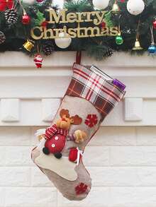 Weihnachtsstrümpfe Klassisch große Strümpfe für den Weihnachtsmann, Schneemänner, Rentiere Weihnachtscharaktere, geeignet für Familienfeiertage, Weihnachtsparty Dekorationen und Weihnachtsgeschenke für Söhne und Töchter