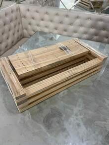 Pine Wood Shoe Rack Organizer Shelf With 3 Shelves - Trong sáng - Xem 4