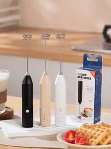 1 件手持式奶泡器，电动奶泡机，可充电奶泡器 - USB 充电，3 种可调速度，迷你电动搅拌机，适用于咖啡/牛奶咖啡/卡布奇诺/热巧克力/鸡蛋 - 彩色 - 查看 8