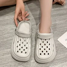 Lightweight Breathable Sandals Men Summer New Outdoor Anti-Slip EVA Slides Beach Casual Closed Toe Slippers - White - View 11