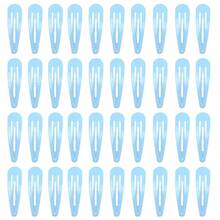 10 件蓝色水滴夹珐琅 BB 夹，休闲时尚百搭发饰，爪夹，发夹，发夹，发夹，发夹