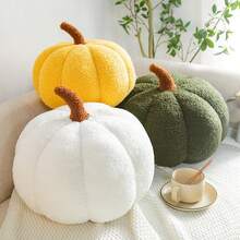 1pc Halloween Mini Pumpkin Decorative Pillow, Party Yard Decoration Soft Sofa/Bed Decoration, Creative Halloween Gift - Multicolor - View 4