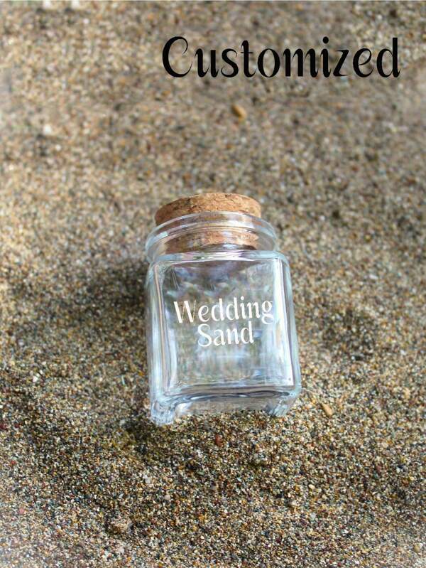 Custome Honeymoon Sand Bottle - Vacation Keepsake - Honeymoon Gift, Honeymoon Keepsake Jar, Honeymoon Keepsake Bottle, Vacation Beach Sand