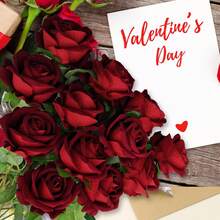 1/5/10/20/30/200 piezas Rosa roja oscura artificial, flores falsas, adecuadas para ramos de boda DIY, decoración de mesa, despedida de soltera, decoración del Día de San Valentín, baby shower, decoración del hogar - Rojo - Ver 3