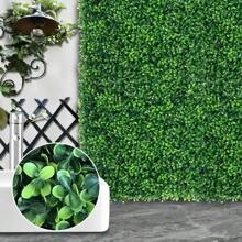 6pcs/12pcs Artificial Boxwood Vine Wall Panels DIY Resistant PE Fake Grass For Indoor/Outdoor Use - Easy To Hang, Maintenance-Free Realistic Faux Greenery For Garden Patio Wedding Holiday ,Christmas, Halloween, Easter, And More, Garden Decor Dense Leaf Design Durable Material Home Decoration