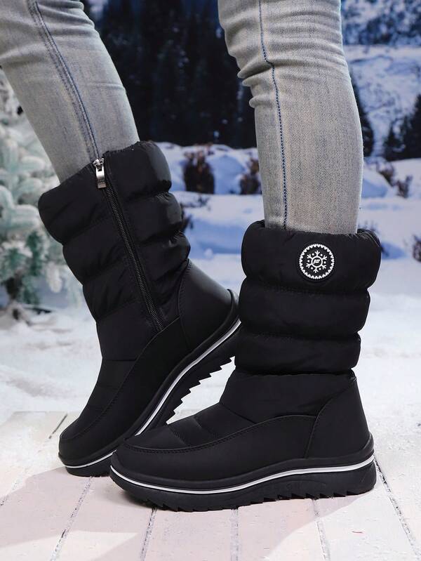 Women's Snow Boots, Warm Thermal Lined Thick Anti-Slip Cold-Proof Comfortable Winter Snow Boots