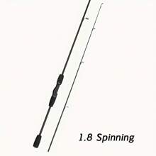 Vara de pesca ligera de 2Section de 1,8 m/5,91 pies - Material compuesto de fibra de carbono y fibrade vidrio, sistema de guía cerámico duradero y ligero, adecuado para Freshwater y agua salada, regalo ideal para Navidad, Día del Padre, cumpleaños - Barra de señuelos inflables, equipo de aventura al aire libre, mango ergonómico, material compuesto duradero