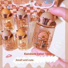 1pc/3pcs/5pcs Cute Capybara Shaped Manual Pencil Sharpener, Random Color & Style, Creative Flip Cover Pencil Sharpener, Cartoon Handheld Pencil Sharpener Suitable For School And Office Use, Suitable For Pencils And Cosmetic Pencils, Compact Pencil Sharpener, Desktop Decor Portable Pencil Trimmer, Student Learning Supplies Gift, Loved By Children, Boys, Girls, School Supplies Back To School