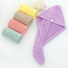 1 pieza Gorra secadora de cabello para mujer, adecuada para ducha, belleza y uso doméstico casual