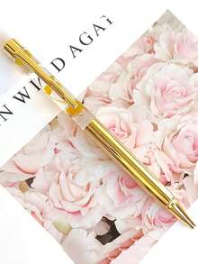 Personalizowany długopis z suszonymi kwiatami, kreatywny, minimalistyczny, ręcznie robiony metalowy długopis z suszonymi kwiatami, prezent na powrót do szkoły, prezent dla przyjaciół, artykuły biurowe i szkolne, dekoracje świąteczne, długopis z płynnym pisaniem, nowa praca, artykuły biurowe - Suszony kwiat gipsówki w formie długopisu - Zobacz 7