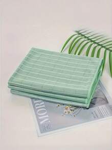 1 pièce Chiffon en fibre de verre de bambou : antibactérien, anti-moisissure, 100 %, très absorbant, dégraissant épais - Convient pour la salle de bain, la cuisine, la voiture et les animaux domestiques, adieu les serviettes en papier, adoptez.