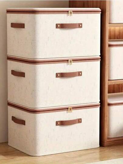 Foldable & Portable Storage Box, Dust-Proof Clothes & Quilt Organizer, Spring-Loaded Home Storage Container - Convenient & Space-Saving, Suitable For Bedding, Fabrics, Spring Clothing & Quilt Storage, Outdoor Yard Storage, Back To School Season (May Have Slight Color Transfer Or Printing Due To Textile Materials, But Does Not Affect Usage) Bag,Room Decor, Bags,Makeup Bag,Vanity,Travel,Make Up Bag,Travel Essentials,Organizer,Storage,Travel Essential,Makeup Organizer,Makeup Bags,Make Up Organizer,Organiser,Toiletry Bag,Desk Organiser,Cosmetic Bag,Makeup Pouch,Make Up Organize,Vanity Accessories,Make Up Pouch,Make Up Bags,Jewellery Box,Pouch,Makeup Brush Holder,Brush Holder,Perfume Organiser,Pouch Bag,Gifts For Women,Christmas Gifts,Gift Ideas For Women