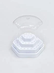 Beautizon Nailartlab Nail Polish Grinding Head Storage Box, Hexagonal 48-Hole Grinding Head Display Stand, Socket, Tungsten Steel Grinding Head Display Base - Multicolor - View 7