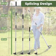 Digger, Remover Length 150cm, Puller With Long Handle, 2-In-1 Rake And Garden , Garden Tool Efficient Removal Garden Tools - 1 - View 7
