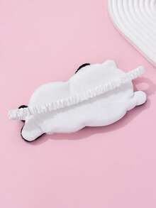 1pc Polyester Cute Panda Shaped Eye Mask, Lightweight & Blackout, Suitable For Women Daily Rest - Multicolor - View 5