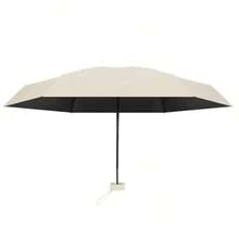 1 pièce Étui de parapluie ultra compact et léger, protection UV noire, convient pour les voyages et la décoration extérieurs. Parapluie pliable, choix printemps-été, cadeaux pour demoiselles d'honneur, décoration de chambre, plage, voyage, pour hommes, pour femmes, vacances, articles mignons - Multicolore - Voir 3
