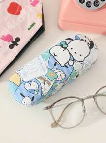 Sanrio 1pc Cute Cartoon Character Pattern Glasses Case, Crush Resistant Fashionable Eyeglasses Storage Case With Wear-Resistant Soft Lining, New And Simple Design, Convenient And Portable With Waterproof And Dustproof Function Suitable Various EyeGlasses Accessories For Women