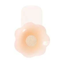 1 Pair Lift Bra Petals, Lightweight Invisible Silicone Nipple Covers For Backless, Strapless Dresses, Summer, Random Delivery Of Straight Or Curved Edge Styles - Multicolor - View 8