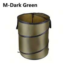 1 件便携式垃圾桶可折叠花园桶露营垃圾桶牛津布垃圾袋花园落叶桶适用于户外露营家庭庭院和花园 - 多用途储物袋