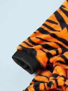 PETSIN 1件寵物連帽衫,冬季暖和的老虎服裝泰迪,比熊,小型犬和貓的衣服 - 黃色 - 查看 2