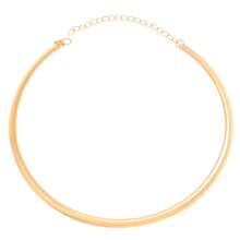 1pc Minimalist Style Gold Choker Necklace