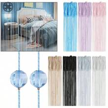 Cortinas con flecos de 39"X78", cortinas de cuentas para puertas, cortinas de cuerda de 100x200cm, cortina de cuentas para vano, panel de ventana divisor de habitación con lindos flecos para fiestas y eventos (Púrpura)
