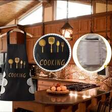 2pcs Strip Apron, Unisex Apron, Adjustable Waterproof Drip, With 2 Pockets, Cooking Kitchenapron, Suitable For Chefs, Barbecue Drawing Apron, Cooking Apron, Plus Size Apron - 彩色 - 查看 6