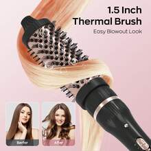 Bộ máy uốn tóc 3 trong 1 Javelove gồm lược nhiệt (1.5") và 2 đầu uốn gốm có thể thay thế (0.51" - 1"), 2 chế độ nhiệt, bao gồm găng tay bảo vệ nhiệt, 2 kẹp và túi đựng. Sản phẩm thuộc các danh mục: Dụng cụ làm tóc, Đồ dùng làm tóc, Đồ dùng du lịch, Du lịch, Thợ cắt tóc, Nhà tạo mẫu tóc, Phụ kiện thợ cắt tóc, Ngày Valentine, Vật tư làm tóc, Nhà tạo mẫu tóc, Tiệm cắt tóc, Salon, Đồ dùng cần thiết cho kỳ nghỉ, Sản phẩm chăm sóc tóc, Tiệm cắt tóc, Quà tặng Valentine, Đồ dùng du lịch cho phụ nữ, Dụng cụ tạo mẫu tóc. - Phổ quát - Xem 8