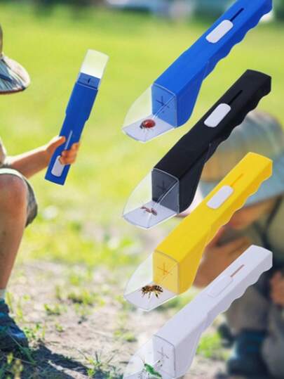 Random Color Portable Insect Catcher, Bee & Bug Grabber, Insect Catching Tool, Anti-Mosquito & Pest Catcher, Suitable For Bees, Cockroaches, Spiders