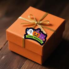 64/32/16Pcs Happy Halloween Creepy Cute Stickers For Candy Packaging - Treat Bags Labels, Happy Halloween Labels For Treats, Cookie Sealing Stickers, DIY Baking Crafts, Treat Labels, Sugar Candy Gifts, Party Favors Supplies, Cupcake Boxes, Candy Bags, DIY Baking Crafts, Journals, Pastel Party Decor, Scrapbooking, Postcards, Treat Bags, Retro Home Party Decor. Halloween Decoration DIY Crafts