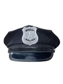 1 pieza Gorro de capitán bordado unisex, gorra de capitana de utilería uniforme, adecuado para accesorios de fiesta