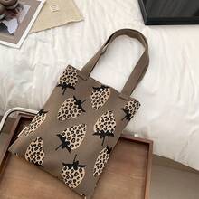 Student Lunch Bag - Flores amarillas y azules - Ver 10