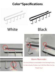 1 件/2 件/4 件壁挂式帽子收纳架，带 6 个挂钩的铁质收纳衣架，便携式多功能收纳衣架，门上帽架，衣柜柜收纳架，适用于所有类型和尺寸的帽子，帽子收纳架，皮带架收纳架，衣柜配件收纳架适合皮带、领带、围巾、吊带背心、帽子、胸罩、鞋子、手提包、连衣裙、裤子、鞋子、牛仔裤、靴子、裙子