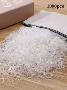 1000 件女士简约风格高端发带，时尚百搭，优雅时尚的发饰，适合日常外出、扎头发、扎马尾辫、搭配化妆和衣服，以及用作装饰品、头饰和发带。、马尾辫夹、发圈、发绳