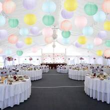 12 đèn lồng giấy treo màu pastel mềm mại - Đèn lồng neon tròn Trung Quốc, thích hợp cho trang trí tiệc tùng, lớp học, đám cưới, sinh nhật và ngày lễ tình nhân, trang trí tiệc tùng | Đèn lồng màu pastel mềm mại | Đèn lồng giấy bền, đèn lồng trang trí nhà cửa - 12 chiếc bánh macaron - Xem 6