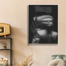 1pc Frameless Music Album Poster Album Cover Canvas Wall Art Poster Vintage Music Decoration, High Quality Print For Home Office, Rock Fan Gift, Durable Canvas Material, Music Theme Decoration, Iconic Rock Work, Christmas Decoration