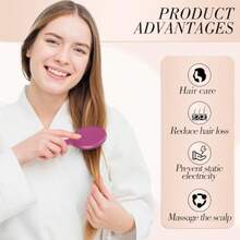 A7 30 Pieces Mini Wet Hair Brush And Wide Hair Combs Travel Detangling Brush For Women Most Hair Types Multicolor - 如圖 - 查看 4