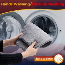 Hailicare Tragbare USB-betriebene Heiz-Taillenkissen, Elektrischer beheizter Taillengurt, Handwärmer, Plüsch-Taillenwrap, geeignet als Halloween-, Weihnachts- und Herbstgeschenk, Heizkissen für Krämpfe