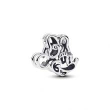 Disney 1 Piece Of 925  Sterling Silver Pendant Bead Necklace, Suitable For The Original DI.Y Bracelet, Women's Birthday Engagement Fashion Jewelry Gift Hot-Selling Style.