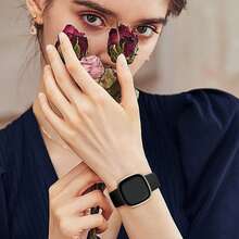 Dây đeo tương thích với Fitbit Sense/Versa 3 / Versa 4 / Sense 2, Dây đeo thể thao bằng silicon mềm, Dây đeo thay thế cho nam nữ - Versa3/Versa4 - Xem 5