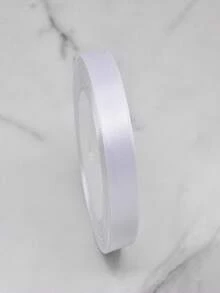 1 Roll 0.6cm Wide Satin Ribbon, Rainbow Ribbon, Gift Wrapping Ribbon, Polyester Woven Ribbon, Creative DIY Decorative Tying Ribbon, Woven Fine Cake Packaging Material Bow Ribbon, Suitable For Women, Weddings And Other Occasions - Multicolor - View 13