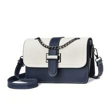 Women Shoulder Bags - 灰拼白 - 查看 7