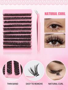 ciglie finte, capelli segmentati, simulazione naturale, grandi occhi, durevoli, confortevoli da usare, strumento per il trucco degli occhi, pinzette per ciglie finte. Natale, inverno, rosa, laurea, compleanno, vacanze, estate, autunno Y2K, moda elegante, trucco da donna, feste di trucco, gite in spiaggia, campeggio, scuole all'aperto, gite in campus, regali di decorazione per le vacanze, rose, ruolo di ragazza, migliori colori, fascino, grappoli di ciglie, grappoli di ciglie, ciglie singole, ciglie, ciglie finte